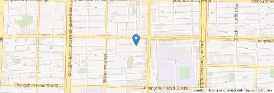 Mapa de ubicacion de 草蔬宴 en 臺灣, 新北市, 臺北市, 中山區.