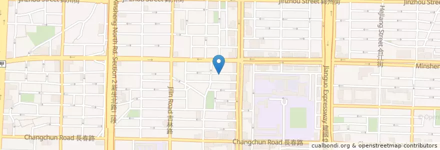 Mapa de ubicacion de 福州姑嫂麵店 en Tayvan, 新北市, Taipei, 中山區.