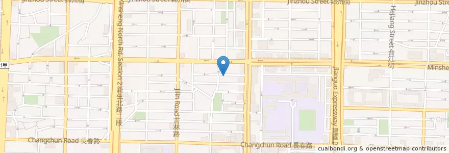 Mapa de ubicacion de Meehee en 臺灣, 新北市, 臺北市, 中山區.