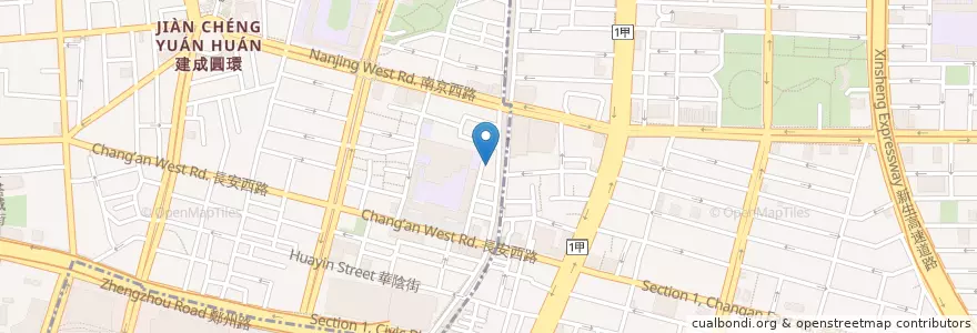 Mapa de ubicacion de 台北市召會第四聚會所 en Taiwan, Nuova Taipei, Taipei, Distretto Di Datong.