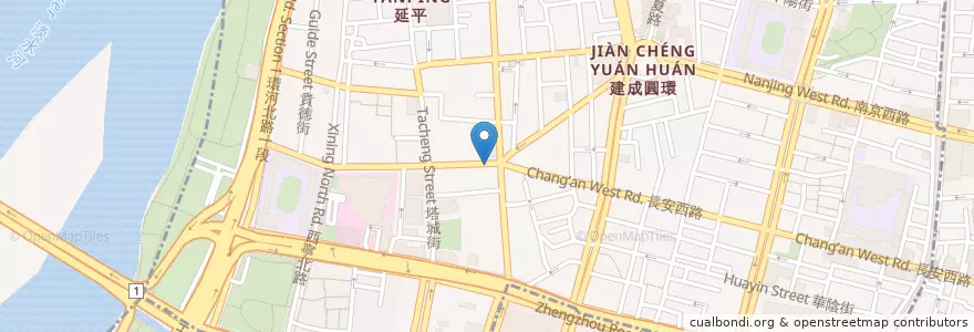 Mapa de ubicacion de 妙春蓮素食 en Taiwan, New Taipei, Taipei.