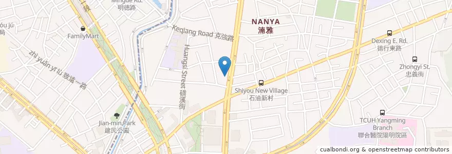 Mapa de ubicacion de 陽信商業銀行 en Tayvan, 新北市, Taipei, 士林區.
