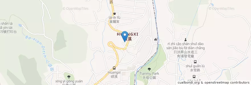 Mapa de ubicacion de 明山宮 en Taiwan, Neu-Taipeh, Taipeh, Beitou.
