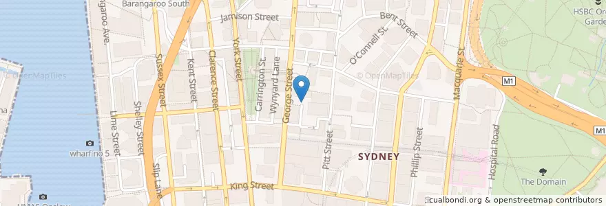 Mapa de ubicacion de Felix en Australië, Nieuw-Zuid-Wales, Council Of The City Of Sydney, Sydney.