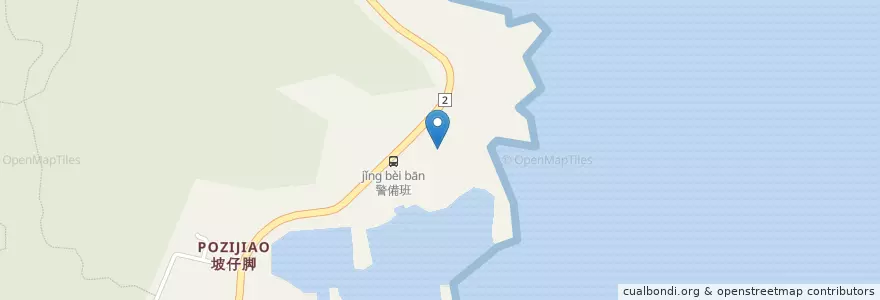 Mapa de ubicacion de 中油澳底加油站 en 臺灣.