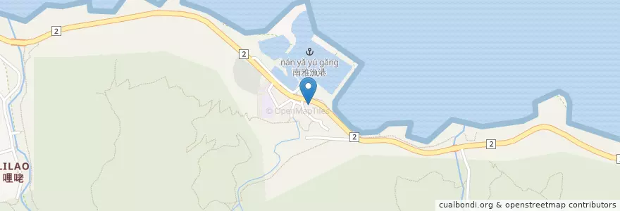 Mapa de ubicacion de 南新宮 en 타이완, 신베이 시, 루이팡 구.