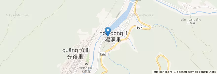 Mapa de ubicacion de 瑞三福利餐廳 en 臺灣, 新北市, 瑞芳區.