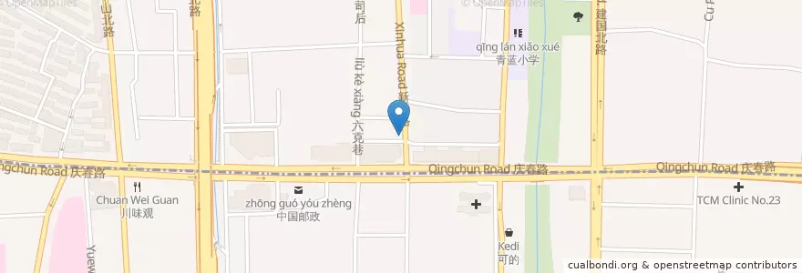 Mapa de ubicacion de 麦当劳 en چین, چجیانگ, هانگژو, 下城区.
