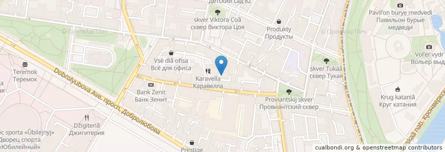 Mapa de ubicacion de Врач+ en Russland, Föderationskreis Nordwest, Oblast Leningrad, Sankt Petersburg, Petrograder Rajon, Введенский Округ.