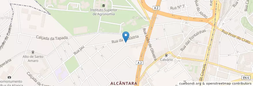 Mapa de ubicacion de Solar dos Nunes en 葡萄牙, Área Metropolitana De Lisboa, Lisboa, Grande Lisboa, 里斯本, Alcântara.