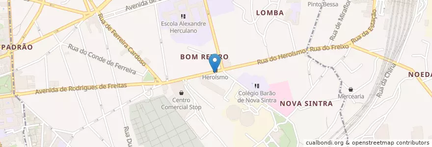 Mapa de ubicacion de Cozinha do Manel en Portugal, Norte, Área Metropolitana Do Porto, Porto, Porto, Bonfim.