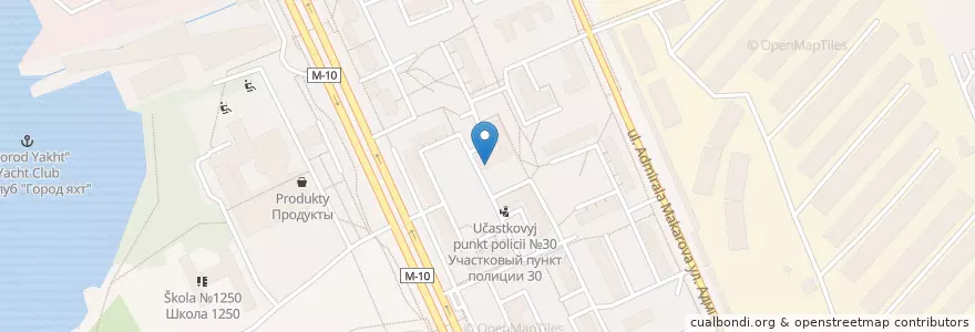 Mapa de ubicacion de Участковый пункт en Russia, Central Federal District, Moscow, Northern Administrative Okrug, Voykovsky District.