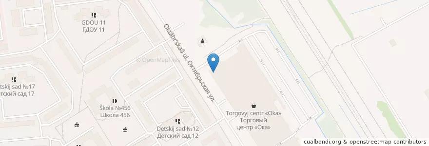 Mapa de ubicacion de Макдоналдс en Rusland, Северо-Западный Федеральный Округ, Oblast Leningrad, Sint-Petersburg, Колпинский Район, Колпино.