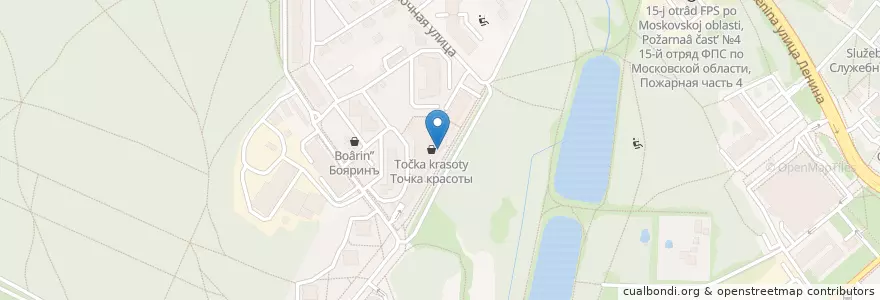 Mapa de ubicacion de Маруся en روسيا, Центральный Федеральный Округ, محافظة موسكو, Городской Округ Красногорск.