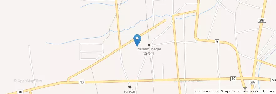 Mapa de ubicacion de らーめん居酒屋すが乃 en Japonya, 山形県, 長井市.