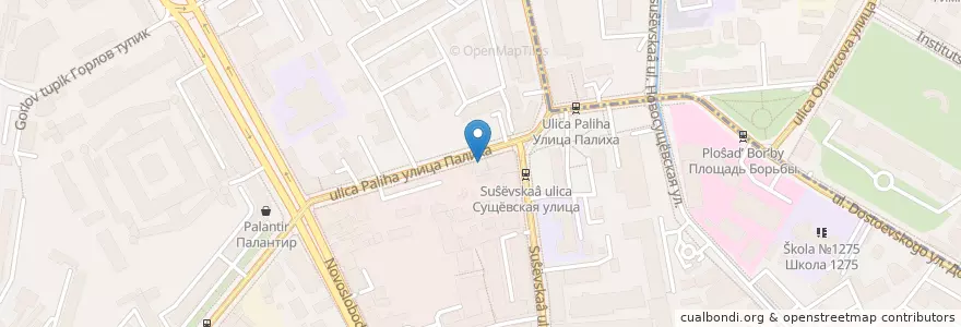 Mapa de ubicacion de Художник en Russia, Central Federal District, Moscow, Central Administrative Okrug, Tverskoy District.