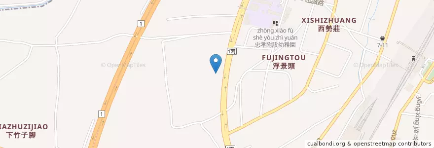 Mapa de ubicacion de 台灣中油 en Tayvan, 臺灣省, Changhua, 彰化市.