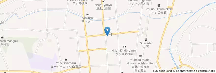 Mapa de ubicacion de Royal Terrasse en 日本, 宮城県, 白石市.