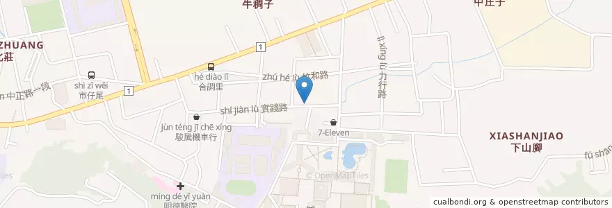 Mapa de ubicacion de 小林湯包 en 臺灣, 臺灣省, 彰化縣, 彰化市.