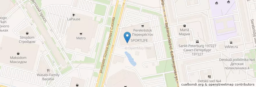 Mapa de ubicacion de Чито Гврито en Russia, Northwestern Federal District, Leningrad Oblast, Saint Petersburg, Приморский Район, Округ Озеро Долгое.
