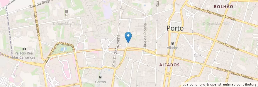 Mapa de ubicacion de Pausa Bar en Portugal, Norte, Área Metropolitana Do Porto, Porto, Porto, Cedofeita, Santo Ildefonso, Sé, Miragaia, São Nicolau E Vitória.