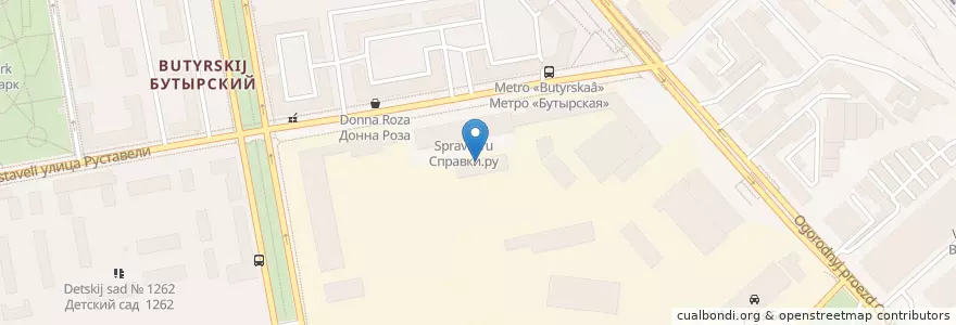 Mapa de ubicacion de Roott en Rússia, Distrito Federal Central, Москва, Северо-Восточный Административный Округ, Бутырский Район.