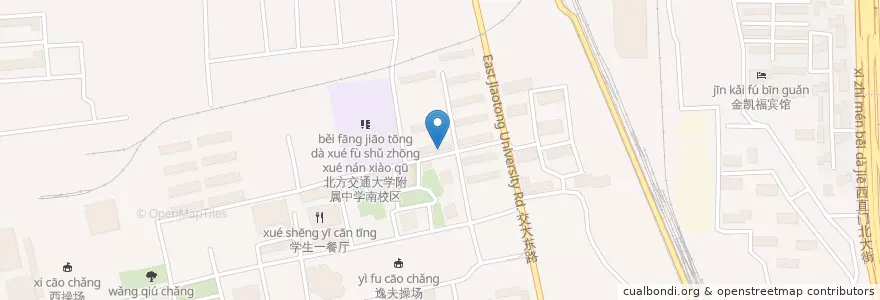 Mapa de ubicacion de 中国邮政储蓄银行 en الصين, بكين, خبي, 海淀区.