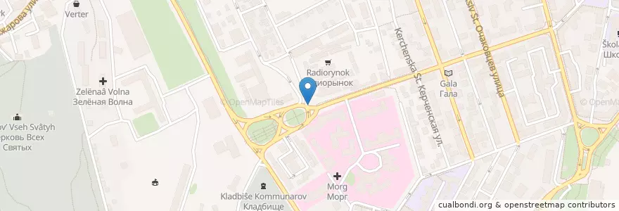 Mapa de ubicacion de STARDUCKS COFFEE en 러시아, 남부연방관구, Севастополь, Севастополь, Ленинский Район, Ленинский Округ.