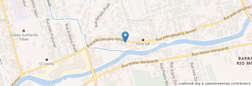 Mapa de ubicacion de Casa do Lanche en Бразилия, Южный Регион, Санта-Катарина, Região Geográfica Intermediária De Joinville, Microrregião De Joinville, Jaraguá Do Sul.
