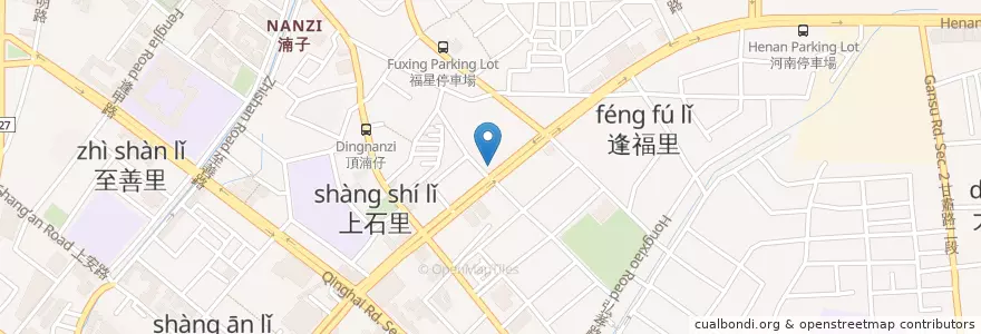 Mapa de ubicacion de 老滷仙 en Taiwan, Taichung, 西屯區.