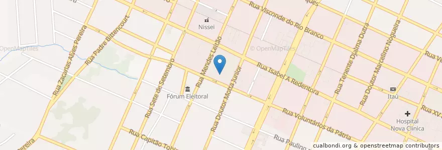 Mapa de ubicacion de Kiro Sushi en 巴西, 南部, 巴拉那, Região Geográfica Intermediária De Curitiba, Região Metropolitana De Curitiba, Microrregião De Curitiba, São José Dos Pinhais.
