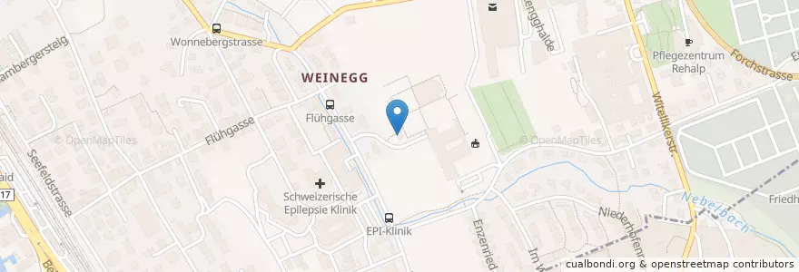 Mapa de ubicacion de Restaurant Lengg en Schweiz/Suisse/Svizzera/Svizra, Zürich, Bezirk Zürich, Zürich.