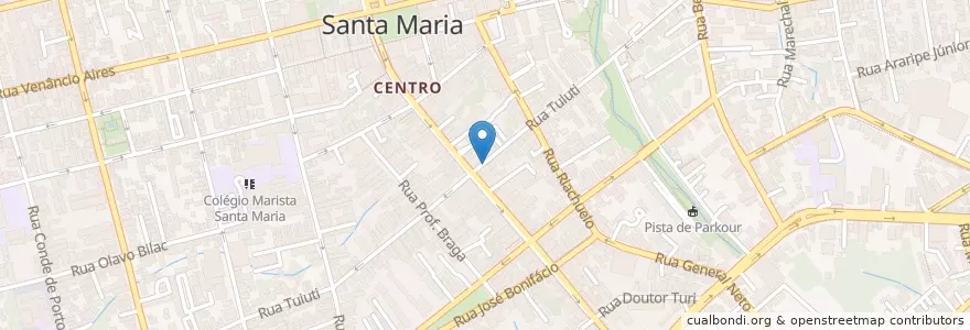 Mapa de ubicacion de Pizza 3 en Brésil, Région Sud, Rio Grande Do Sul, Região Geográfica Intermediária De Santa Maria, Região Geográfica Imediata De Santa Maria, Santa Maria.