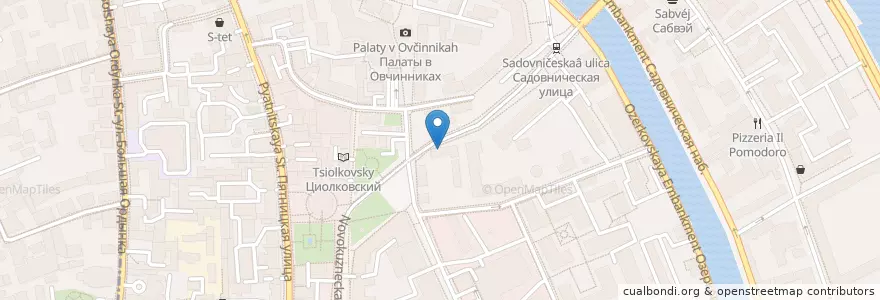 Mapa de ubicacion de ЭкономЪ en Rusland, Centraal Federaal District, Moskou, Центральный Административный Округ, Район Замоскворечье.
