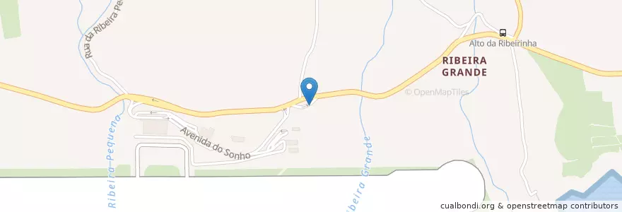 Mapa de ubicacion de Snack Bar O Canal en 포르투갈, Faial, Horta.