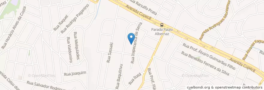 Mapa de ubicacion de Igreja Presbiteriana de Cidade Ademar en ブラジル, 南東部地域, サンパウロ, Região Geográfica Intermediária De São Paulo, Região Metropolitana De São Paulo, Região Imediata De São Paulo, サンパウロ.