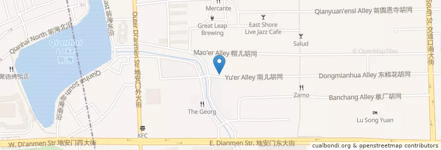 Mapa de ubicacion de Great Leap brewing en China, Pequim, Hebei, 东城区.