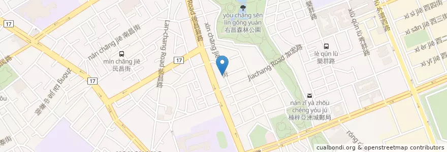 Mapa de ubicacion de 慈善堂 en 臺灣, 高雄市, 楠梓區.