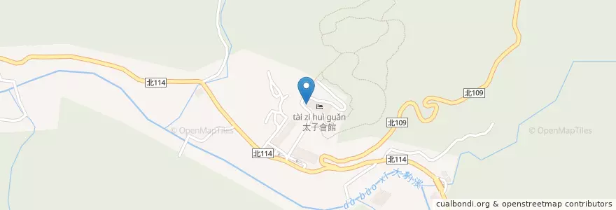 Mapa de ubicacion de 太子西餐 en تایوان, 新北市, 三峽區.