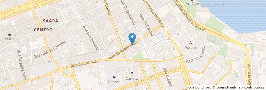 Mapa de ubicacion de Restaurante Columbia en ブラジル, 南東部地域, リオ デ ジャネイロ, Região Geográfica Imediata Do Rio De Janeiro, Região Metropolitana Do Rio De Janeiro, Região Geográfica Intermediária Do Rio De Janeiro, リオデジャネイロ.