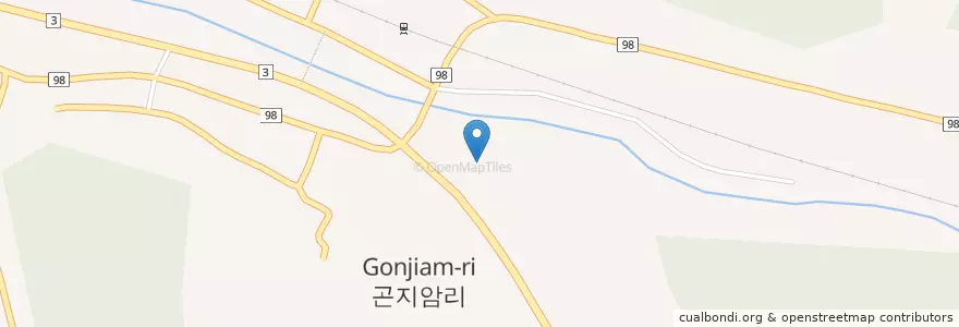 Mapa de ubicacion de 최미자소머리국밥 en Zuid-Korea, Gyeonggi-Do, 광주시.