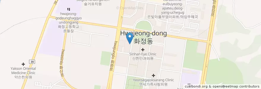 Mapa de ubicacion de 맥도날드 화정역점 en Corée Du Sud, Gyeonggi, 고양시, 덕양구.