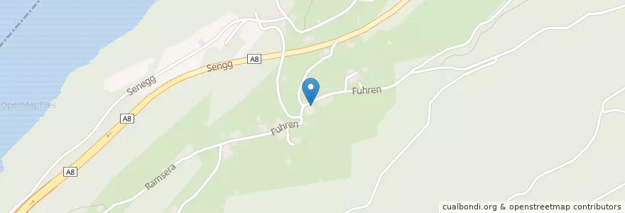 Mapa de ubicacion de Shanti Sound Studio en Schweiz, Bern, Verwaltungsregion Oberland, Verwaltungskreis Interlaken-Oberhasli, Iseltwald.