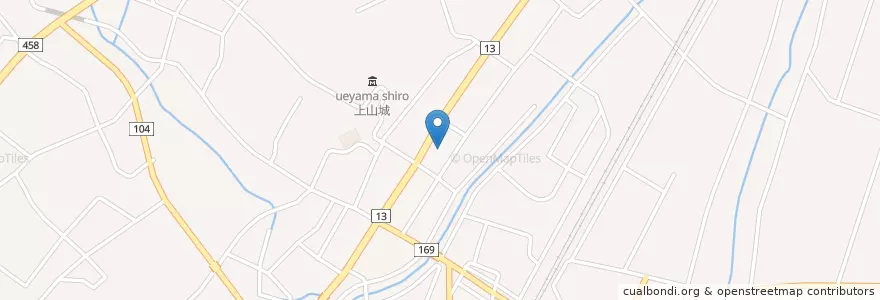 Mapa de ubicacion de 十日町歯科医院 en Japan, Präfektur Yamagata, 上山市.
