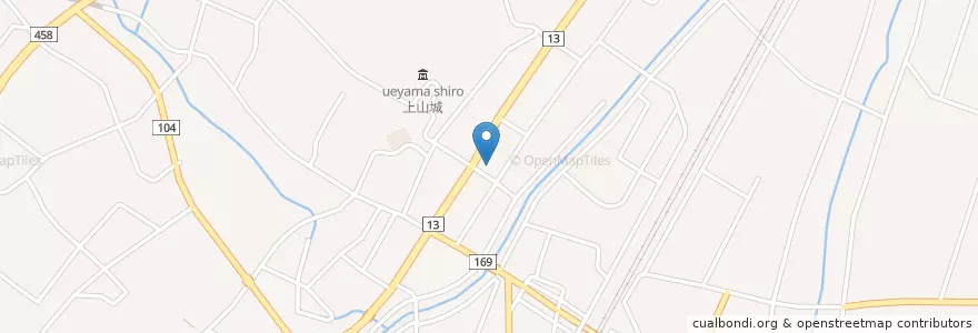 Mapa de ubicacion de リリー鮨 en Japan, Präfektur Yamagata, 上山市.