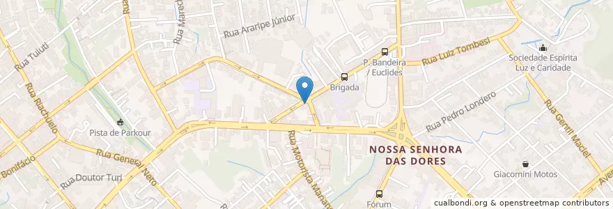 Mapa de ubicacion de Alex Dog en البَرَازِيل, المنطقة الجنوبية, ريو غراندي دو سول, Região Geográfica Intermediária De Santa Maria, Região Geográfica Imediata De Santa Maria, Santa Maria.