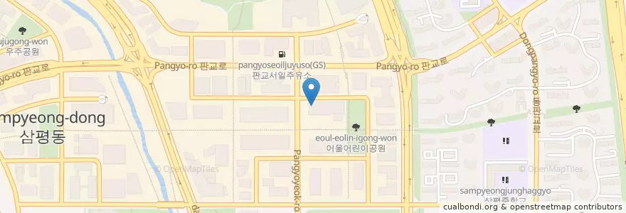Mapa de ubicacion de NH농협 (2층) en Республика Корея, Кёнгидо, 분당구.