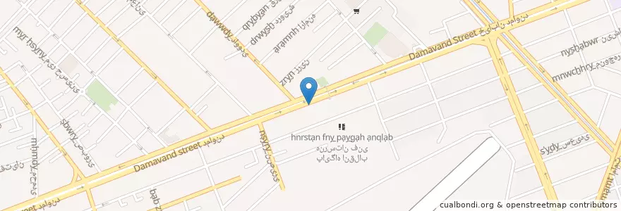 Mapa de ubicacion de رستوران و تالار شفیعی en İran, Tahran Eyaleti, شهرستان تهران, Tahran, بخش مرکزی شهرستان تهران.