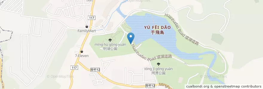 Mapa de ubicacion de 青草湖(煙波大飯店) en 台湾, 台湾省, 新竹市, 東区.