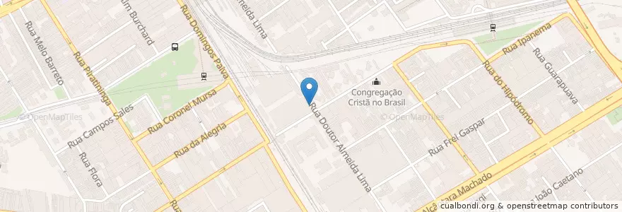 Mapa de ubicacion de Nossa Senhora de Aparecida dos Ferroviarios en Brezilya, Güneydoğu Bölgesi, Сан Паулу, Região Geográfica Intermediária De São Paulo, Região Metropolitana De São Paulo, Região Imediata De São Paulo, Сан Паулу.